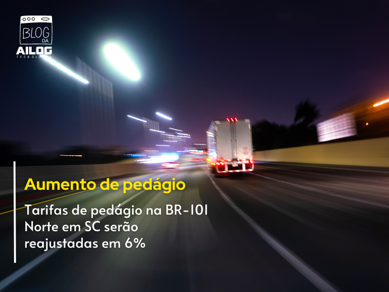 Reajuste de pedágio da BR-101 entrou em vigor na data de hoje.